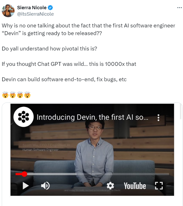 Devin AI launch