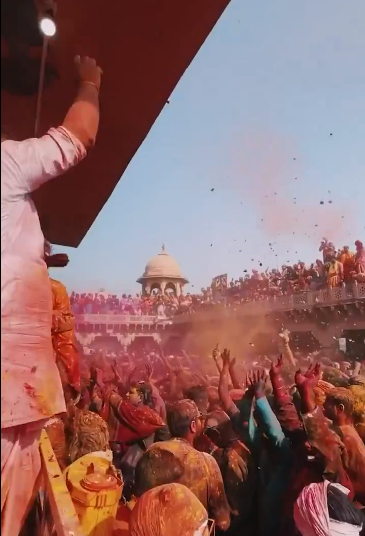 Holi in Mathura