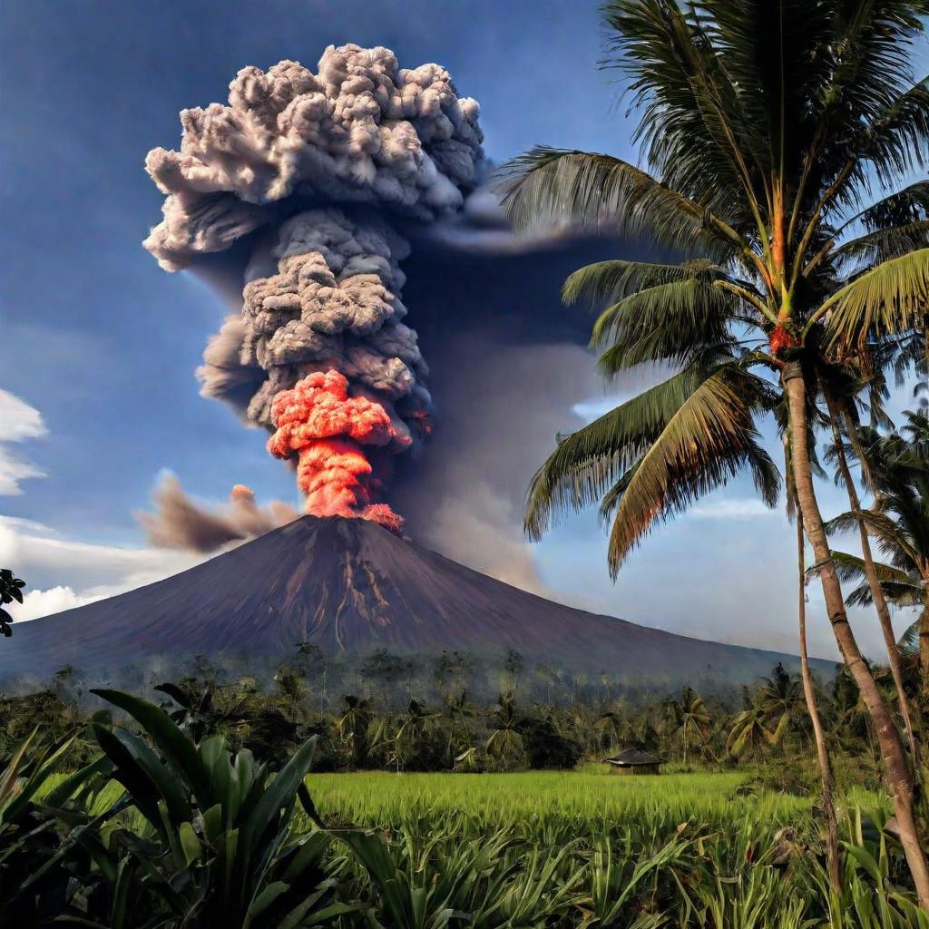 Indonesia Volcano