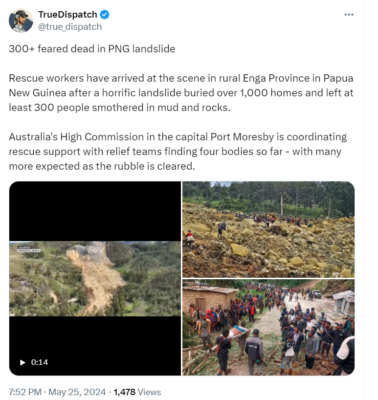 Papua New Guinea Landslide 2024